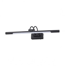 Odeon Light 4909/8WL WALLI ODL22 541 черный/металл/акрил Подсветка для картин с выкл. LED 8W 4000К 430Лм REVOLA 4909/8WL - фото 90175