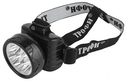 ТРОФИ TG9 Фонарь Акку налобный 4V0.9Ah, 9xLED, ЗУ 220V C0045557 - фото 90317