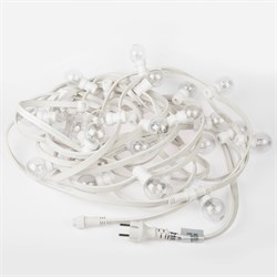 NEON-NIGHT Гирлянда LED Galaxy Bulb String 10м, белый КАУЧУК, 30 ламп*6 LED БЕЛЫЕ, влагостойкая IP65 331-305 - фото 90482