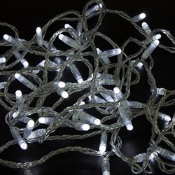 NEON-NIGHT Гирлянда Нить 10м, постоянное свечение, прозрачный ПВХ, 24В, цвет: Белый 305-155 - фото 90562