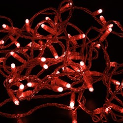 NEON-NIGHT Гирлянда Нить 10м, постоянное свечение, прозрачный ПВХ, 230В, цвет: Красный 305-182 - фото 90575