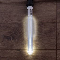 NEON-NIGHT Сосулька светодиодная 30 см, 230 В, e27, двухсторонняя, 24х2 диодов, цвет диодов белый 256-161 - фото 90889