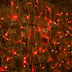 NEON-NIGHT Светов. занавес 2м светодиод. (LED) красный 10Вт 220-230В 235-102 - фото 90919