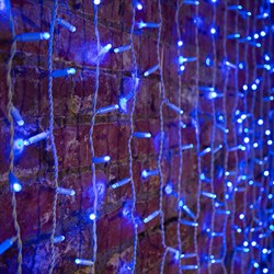 NEON-NIGHT Светов. занавес 2м светодиод. (LED) синий 22Вт 220-230В 235-113 - фото 91004