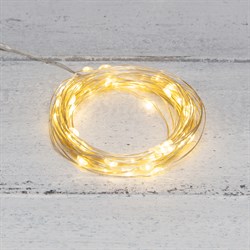 NEON-NIGHT Гирлянда «Роса» 5 м, 50 LED, USB, теплое белое свечение 315-966 - фото 91221