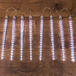 NEON-NIGHT Гирлянда светодиодная "Сосульки" 230В, комплект 8 шт х 42 см, 36x8 LED, не соединяются 256-415 - фото 91225