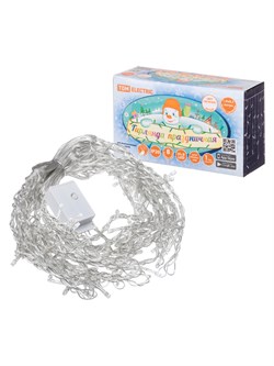 TDM Гирлянда светодиодная "Бахрома" 1,9х0,5 м, 68LED, многоцветн., 8 режимов, 250 В, IP20, SQ0361-0078 - фото 91311