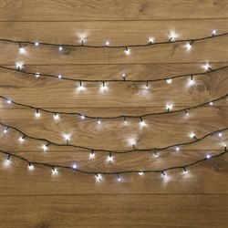 NEON-NIGHT Гирлянда "Твинкл Лайт" 4 м, темно-зеленый ПВХ, 25 LED, цвет белый 303-015 - фото 91356