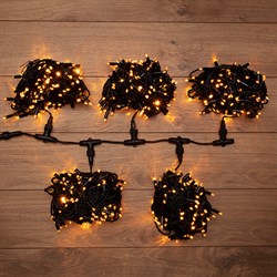 NEON-NIGHT Гирлянда "LED ClipLight" 24V, 5 нитей по 20 метров, цвет диодов Желтый, Flashing (Белый) 323-601 - фото 91486
