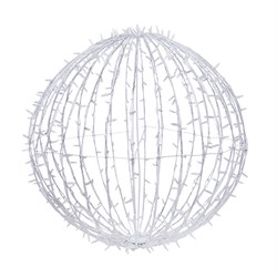 NEON-NIGHT Шар светодиодный 230V, диаметр 80 см, 450 светодиодов, эффект мерцания, цвет белый 501-614 - фото 91543