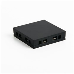 Elektrostandard Flat Magnetic Четырёхсторонний соединитель для накладного шинопровода (чёрный) 85003/00 a063738 - фото 92231