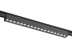 Ambrella Светильник светодиодный трековый для шинопровода Magnetic Ultra Slim GV1416 BK черный IP20 18W 4200K 48V 24° 338*26*24 GV1416 - фото 92525