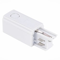 ST LUCE ST030.509.10L Левый Токоподвод для трехфазного шинопровода Белый ST030.509.10L - фото 92538