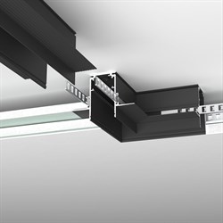 Elektrostandard Slim Magnetic Коннектор угловой для встраиваемого шинопровода под ГКЛ 9,5мм (черный) 85214/00 a067508 - фото 92683