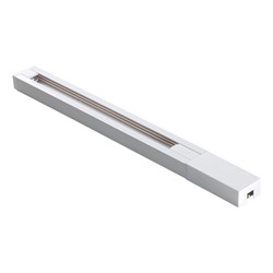 Novotech 135137 PORT NT22 белый Шинопровод однофазный двухжильный (универсальный) с токопроводом и заглушкой, 2м IP20 220V 135137 - фото 93018