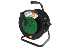 TDM Удлинитель на катушке силовой народный с 1 выносной роз. ПВС 1300 Вт б/з, 40м УС-11081 SQ1307-0403 - фото 93101