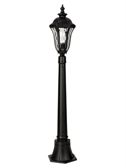 TDM Светильник садово-парковый "Вена" 1х60 Вт, столб, H1050 мм, алюм., прозрачное/чёрный, Е27 SQ0330-2062 - фото 93255