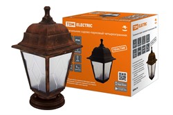 TDM Светильник садово-парковый НТУ 04-60-001 четырехгранник, напольный, пластик, расс.пластик, медь SQ0330-0788 - фото 93297