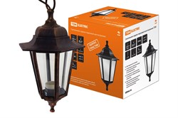 TDM Светильник садово-парковый НСУ 06-60-001 шестигранник, подвес, пластик, медь SQ0330-0723 - фото 93333