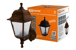 TDM Светильник садово-парковый НБУ 04-60-001 четырехгранник, настенный, пластик, расс.пластик, медь SQ0330-0784 - фото 93397