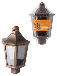 TDM Светильник садово-парковый НБУ 06-60-003 настенный, пластик, расс. поликарбонат, медь SQ0330-1405 - фото 93408