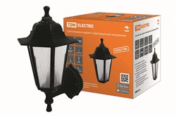 TDM Светильник садово-парковый НБУ 06-60-001 шестигранник, настенный, пластик, расс.пластик, черный SQ0330-0761 - фото 93415