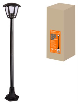 TDM Светильник садово-парковый "СИТИ" НТУ 07-60-002 У1 4-х гранник на стойке h=1120 мм черный SQ0330-1305 - фото 93434