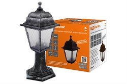 TDM Светильник садово-парковый НТУ 04-60-001 четырехгранник, стойка, пластик, расс.пластик, серебро SQ0330-0795 - фото 93631