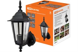 TDM Светильник 6100-01 садово-парковый шестигранник, 100Вт, вверх, черный SQ0330-0006 - фото 93669