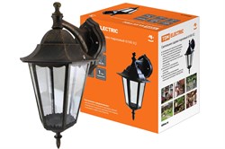 TDM Светильник 6100-12 садово-парковый шестигранник, 100Вт, вниз, бронза SQ0330-0017 - фото 93690