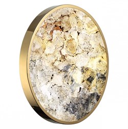 Odeon Light 5079/50L L-VISION ODL24 зол/серо-бежевый/металл/натур.камень/акрил Настен.-потолочн. cветил. с переключ.цветов.темпер. LED 50W 3000К/4000K 5079/50L - фото 93984