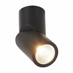 ST LUCE  ST650.442.10 Светильник потолочный Черный LED 1*10W 4000K 800Lm Ra>90 38о IP44 D60xH175 165-265V ST650.442.10 - фото 94073