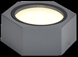 IEK Светильник уличный 5204 потолочный GX53 IP65 серый LT-UPU0-5204-GX53-1-K03 - фото 94145