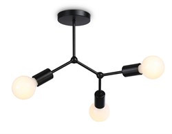 Ambrella Потолочный светильник в стиле лофт TR8027/3 BK черный E27*3 max 40W D400*390 TR8027 - фото 94223