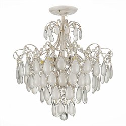 Evoluce SLE160302-06 светильник потолочный золото / белый  матовый E14 6*60W SLE160302-06 - фото 94340