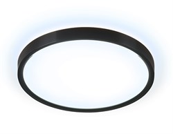 Ambrella Потолочный светодиодный светильник FZ3050 BK черный IP44 24W+10W 6400+6400К D290*40 (Без ПДУ) FZ3050 - фото 94402