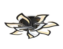 Ambrella Потолочный светодиодный светильник с пультом FA4474/7+3 BK черный 112W 3000+6400K/4200K/6400+3000K D850*120 (ПДУ ИК) FA4474 - фото 94944