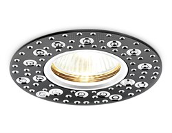 Ambrella Встраиваемый потолочный точечный светильник A801 BK/AL сатин/черный MR16 A801 BK/AL - фото 95207