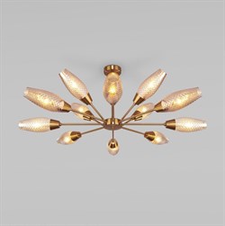 Eurosvet 60140/12 Светильник потолочный золото a055496 - фото 95369