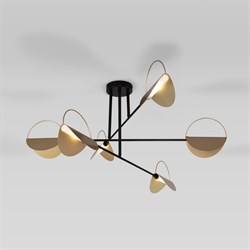 Eurosvet 70148/6 / потолочный светильник / черный/золото a062042 a062042 - фото 95684