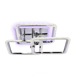 Ambrella Потолочный светодиодный светильник с пультом FA536/3 CH хром 118W 510*510*150 (ПДУ РАДИО 2.4G) FA536 - фото 95741