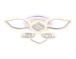 Ambrella Потолочный светодиодный светильник с пультом FA282/3+3 WH белый 116W 660*600*120 (ПДУ РАДИО 2.4G) FA282 - фото 95894