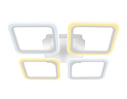 Ambrella Потолочный светодиодный светильник с пультом FA4375/4 WH белый 4200K/3000K+6400K/6400K+3000K 73W 530*530*75 (ПДУ ИК) FA4375 - фото 96160