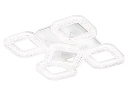 Ambrella Светильник потолочный светодиодный с пультом FA3914/4+1 WH белый 80W 3000K/4200K/6400K 380*380*110 (ПДУ РАДИО 2.4G) FA3914 - фото 96183