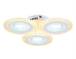 Ambrella Светильник потолочный светодиодный с пультом FA4001/3 WH белый 70W 3000K+6400K/4200K/6400K+3000K D480*85 (ПДУ ИК) FA4001 - фото 96201