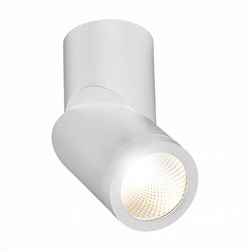 ST LUCE  ST650.542.10 Светильник потолочный Белый LED 1*10W 4000K 800Lm Ra>90 38о IP44 D60xH175 165-265V ST650.542.10 - фото 96221