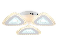 Ambrella Светильник потолочный светодиодный с пультом FA4018/3 WH белый 62W 3000K+6400K/4200K/6400K+3000K D420*85 (ПДУ ИК) FA4018 - фото 96244