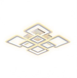 Ambrella Потолочный светодиодный светильник с пультом FA868/4+4 WH белый 276W 3000K-6400K 820*820*120 (ПДУ РАДИО 2.4G) FA868 - фото 96344