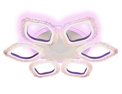 Ambrella Светильник потолочный светодиодный с пультом FA4503/6 WH белый 90W 3000K+BL/4200K+PU/3000K+6400K D560*75 (ПДУ ИК) FA4503 - фото 96423