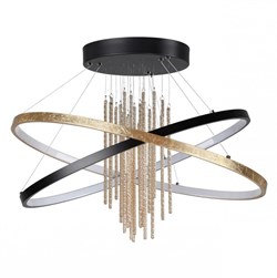 Odeon Light 3901/70CL L-VISION ODL22 черный/золотистый/металл Потолочный светильник IP20 LED 70W 3340Лм 4000K MONICA 3901/70CL - фото 96432